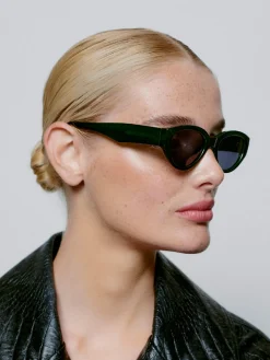 Best A.Kjaerbede Zonnebril Winnie Dark Green Transparent